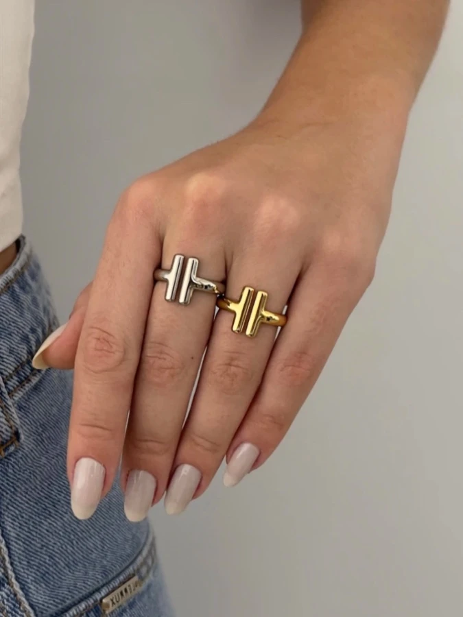 Anel Tiffany Dourado