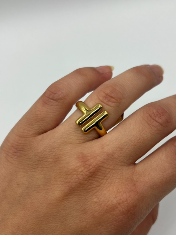 Anel Tiffany Dourado