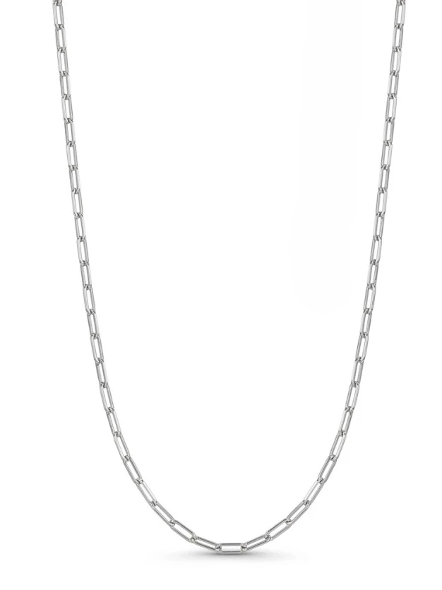 Choker Elos Liso Branco